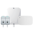 Kit allarme professionale Ajax Fibra con Hub Hybrid 2G, MotionCam Fibra e KeyPad Combi bianco