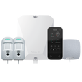 Kit allarme ibrido Ajax Fibra Grado 3 con Hub Hybrid 4G, MotionCam Fibra, HomeSiren e KeyPad TouchScreen bianco
