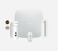 Kit allarme wireless Ajax bianco con Hub 2 4G, MotionCam HDR, sensore porta e telecomando