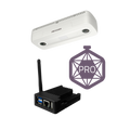 Sistema professionale contapersone Hikvision con telecamera dual-lens e controller Linux con software preinstallato per controllo occupazione multi-stanza