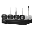 Kit videosorveglianza WiFi Nivian 16 canali con NVR e 4 telecamere 3MP, compressione H.265+ e accesso da app mobile