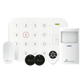 Kit allarme WiFi Nivian compatibile Tuya/Smart Life con tastiera, 2 telecomandi, 2 tag RFID, sensore porta e PIR, compatibile Alexa e Google Assistant