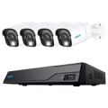 Kit videosorveglianza PoE Reolink con NVR 8 canali 2TB e 4 telecamere bullet 5MP con rilevamento persona/veicolo/animale e audio bidirezionale