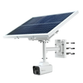 elecamera bullet AI Safire Smart 4MP con pannello solare 60W, 4G LTE, deterrenza attiva con flash rosso/blu e memoria eMMC 64GB