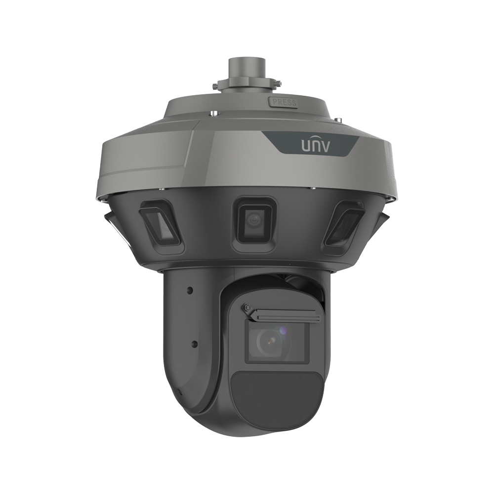 Telecamera IP Panoramica 360° Uniview 32MP + PTZ 4MP - IPC98344ER-GX42-E8-W-VH3
