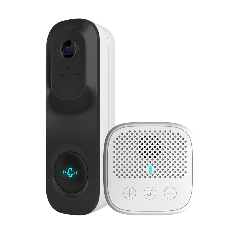 Videocitofono wireless VicoHome 3MP con batteria 5200mAh autonomia 5 mesi, angolo 160°, campanello interno wireless e rilevamento AI persona/pacco