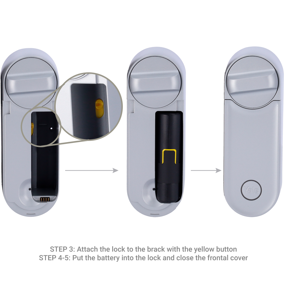 Serratura smart Yale Linus L2 argento motorizzata Bluetooth WiFi con app Yale Home e compatibilità Ajax
