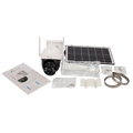 Telecamera PTZ 4G motorizzata Nivian con pannello solare 7W, rotazione 260°, risoluzione 2K e rilevamento umano intelligente